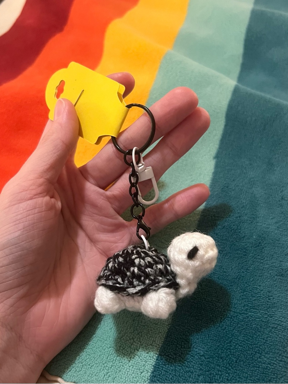 Crocheted Turtle Keychain 🐢 - Picture 5 of 7